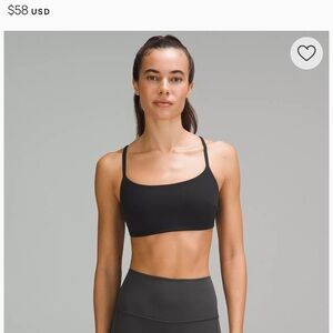 Lululemon Wunder Train Strappy Racer Bra, Light Support C/D Cup